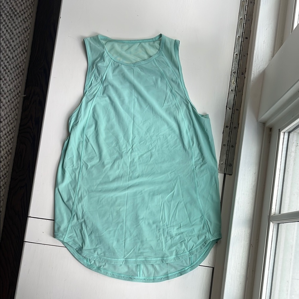 Lululemon Athletica Mint Green Sleeveless Tank Top